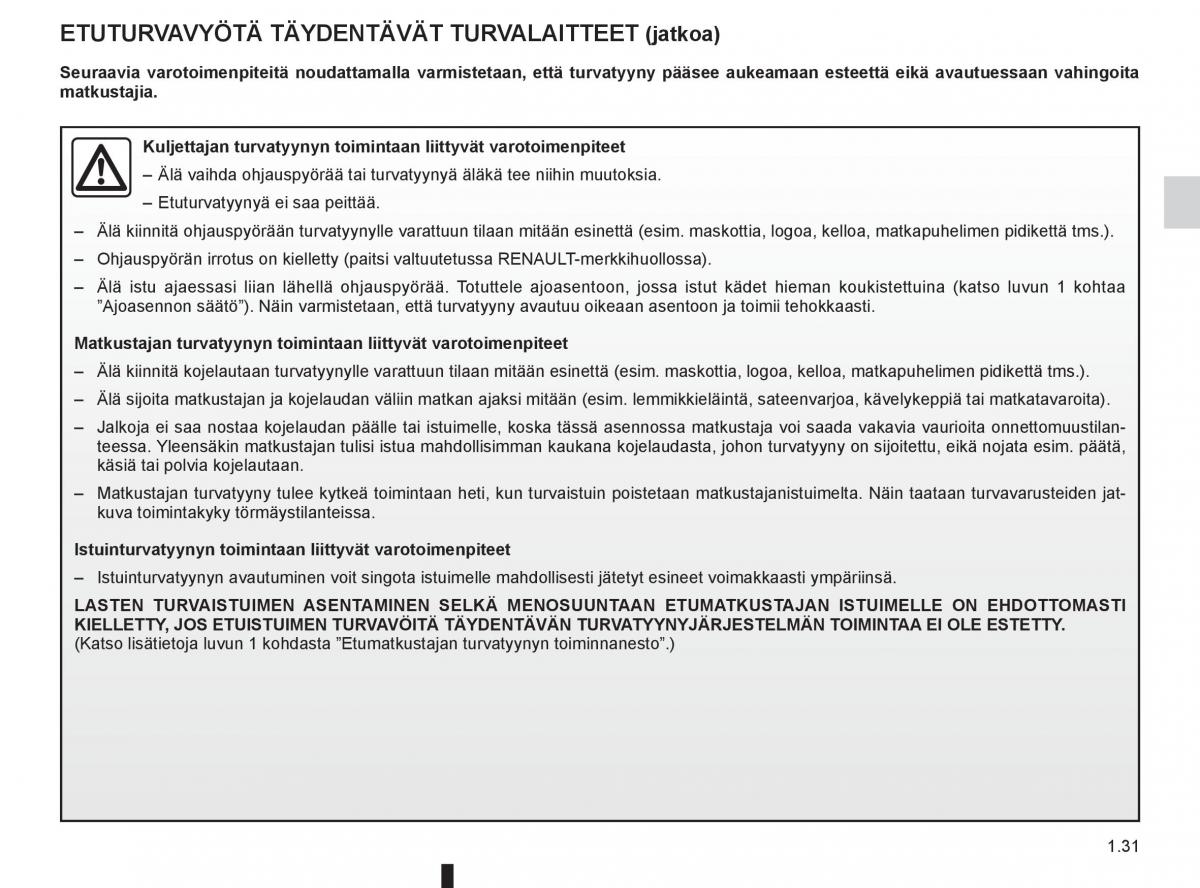 Renault Clio IV 4 omistajan kasikirja / page 39