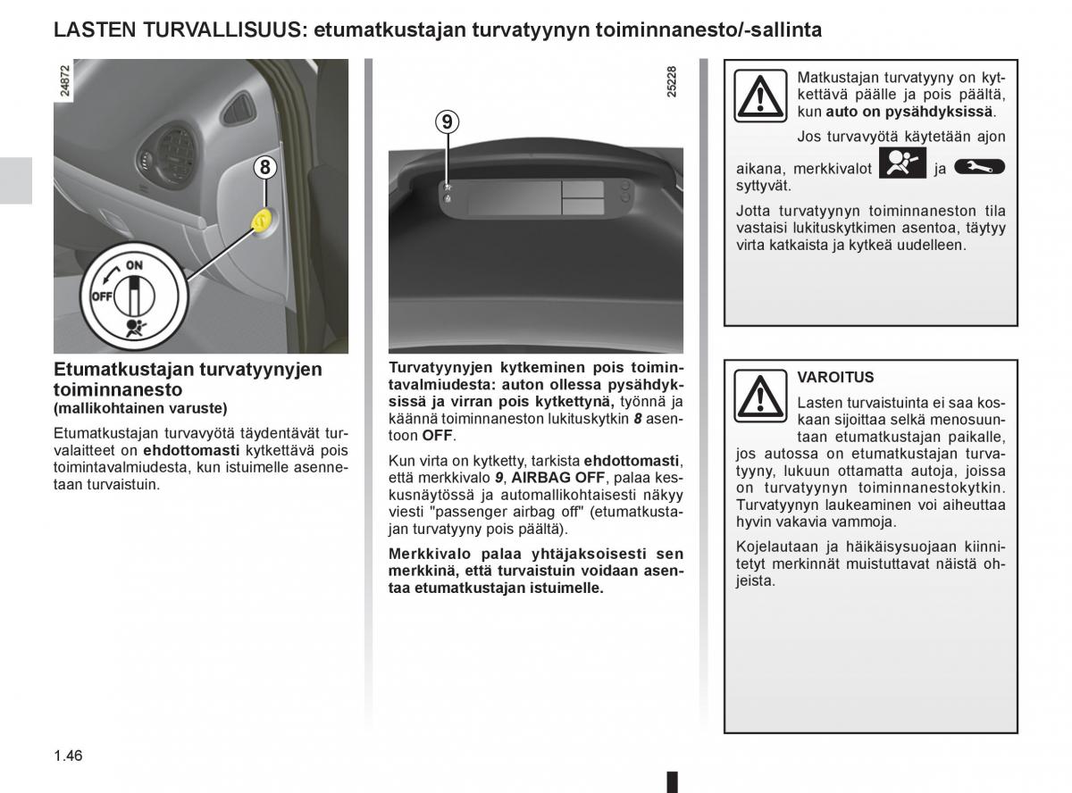 Renault Clio IV 4 omistajan kasikirja / page 54