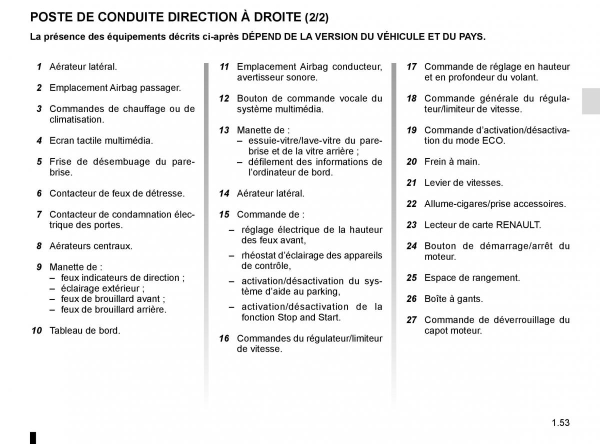 Renault Clio IV 4 manuel du proprietaire / page 59