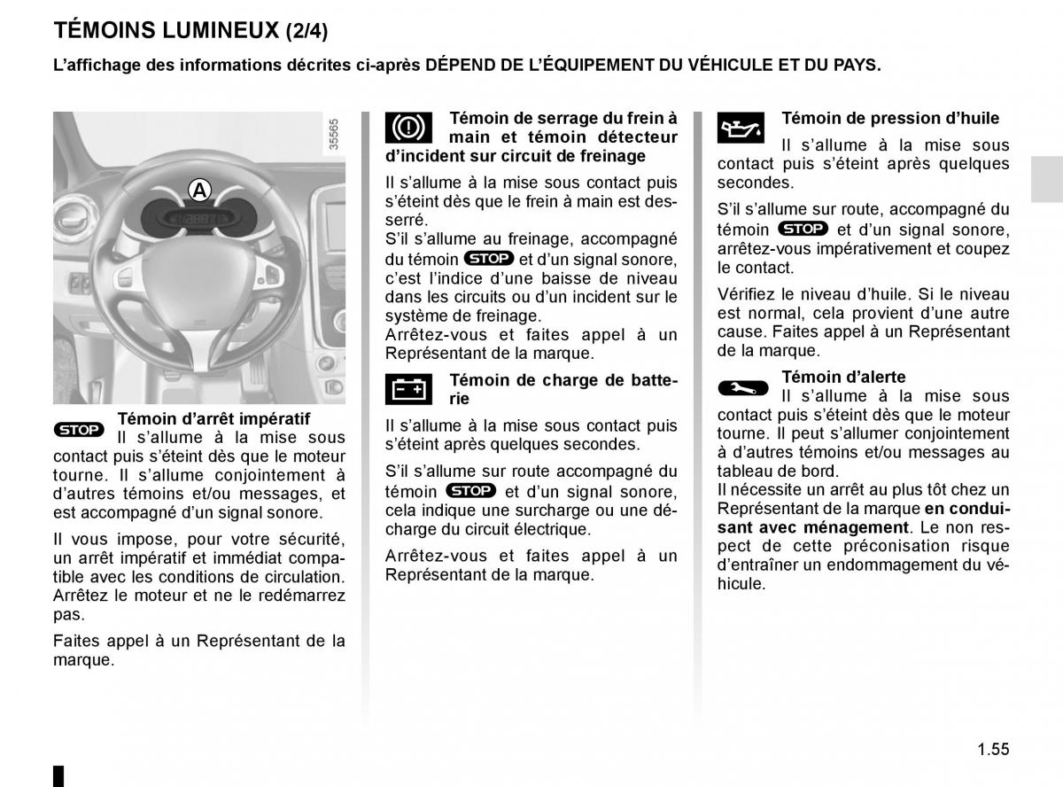 Renault Clio IV 4 manuel du proprietaire / page 61