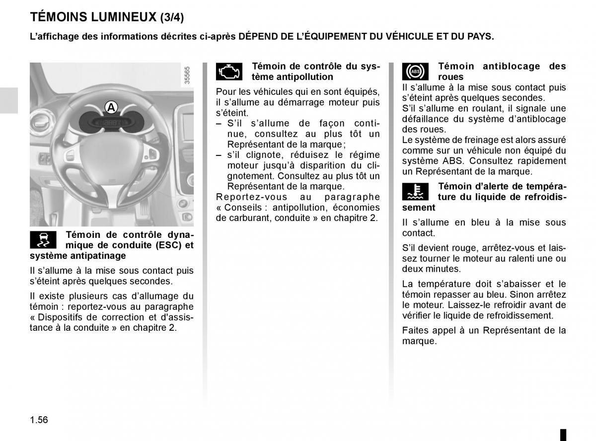 Renault Clio IV 4 manuel du proprietaire / page 62