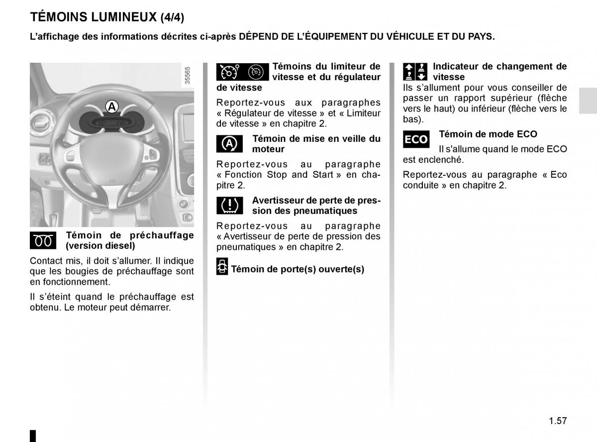 Renault Clio IV 4 manuel du proprietaire / page 63