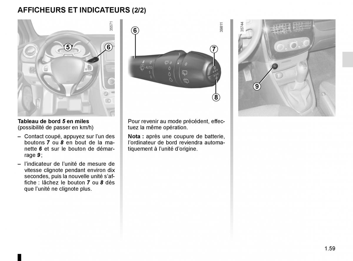 Renault Clio IV 4 manuel du proprietaire / page 65