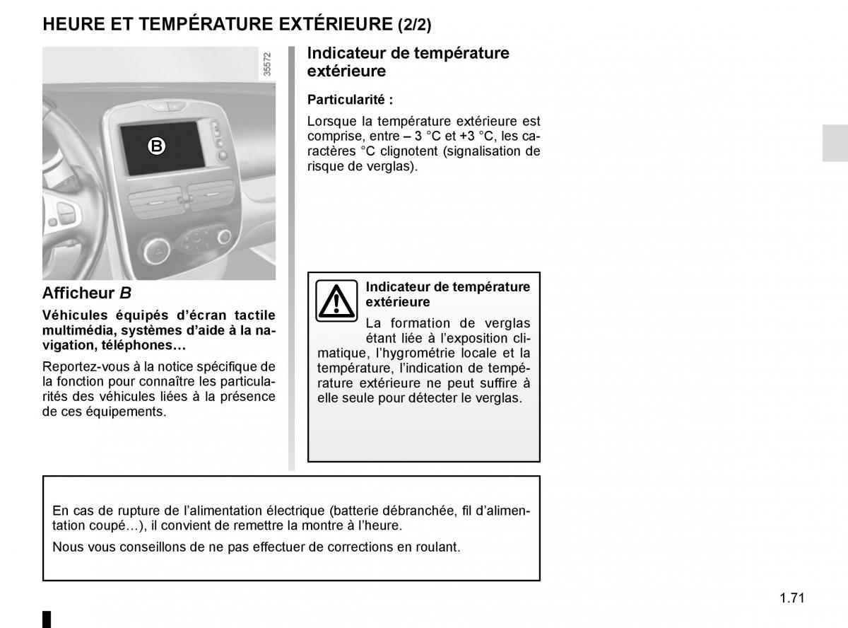 Renault Clio IV 4 manuel du proprietaire / page 77