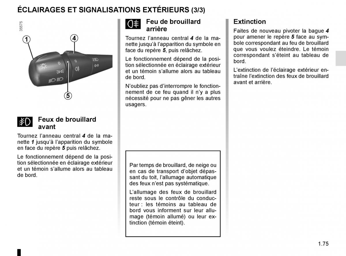 Renault Clio IV 4 manuel du proprietaire / page 81