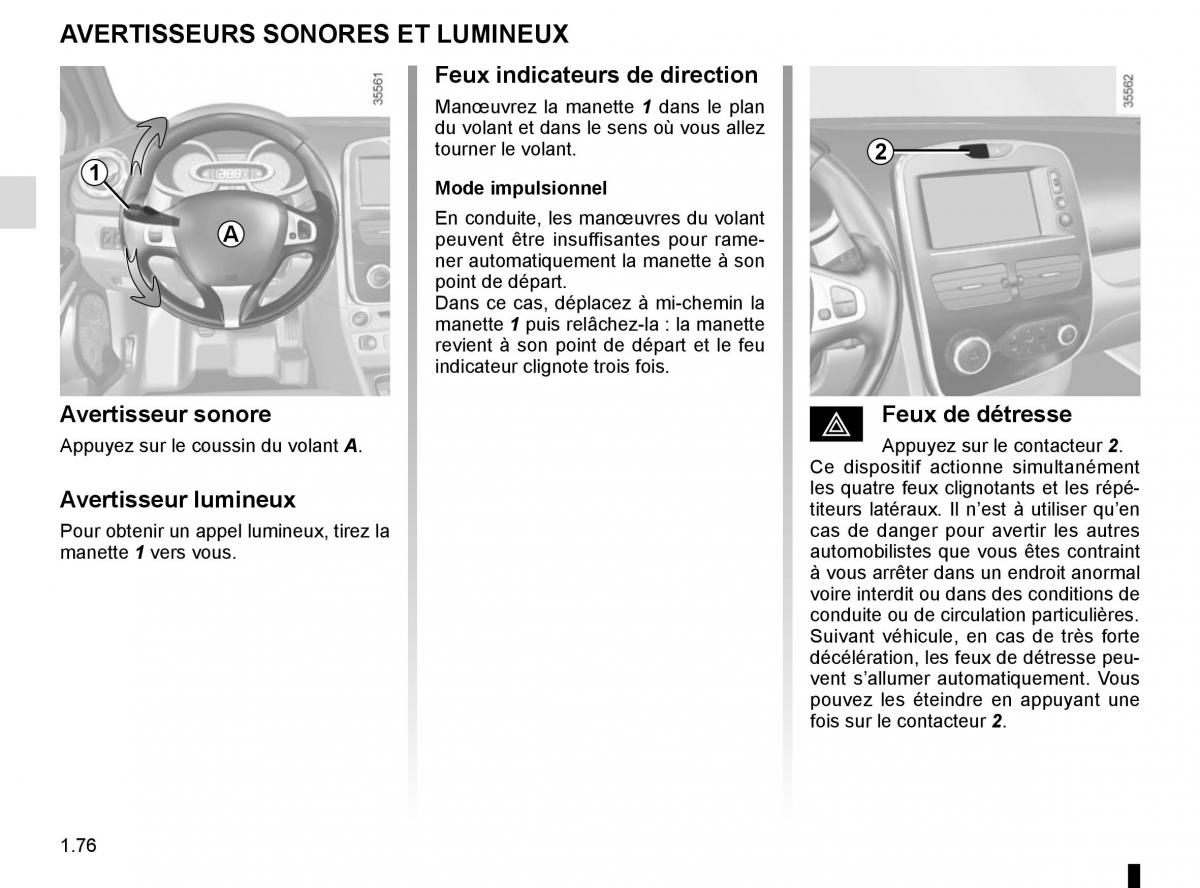 Renault Clio IV 4 manuel du proprietaire / page 82