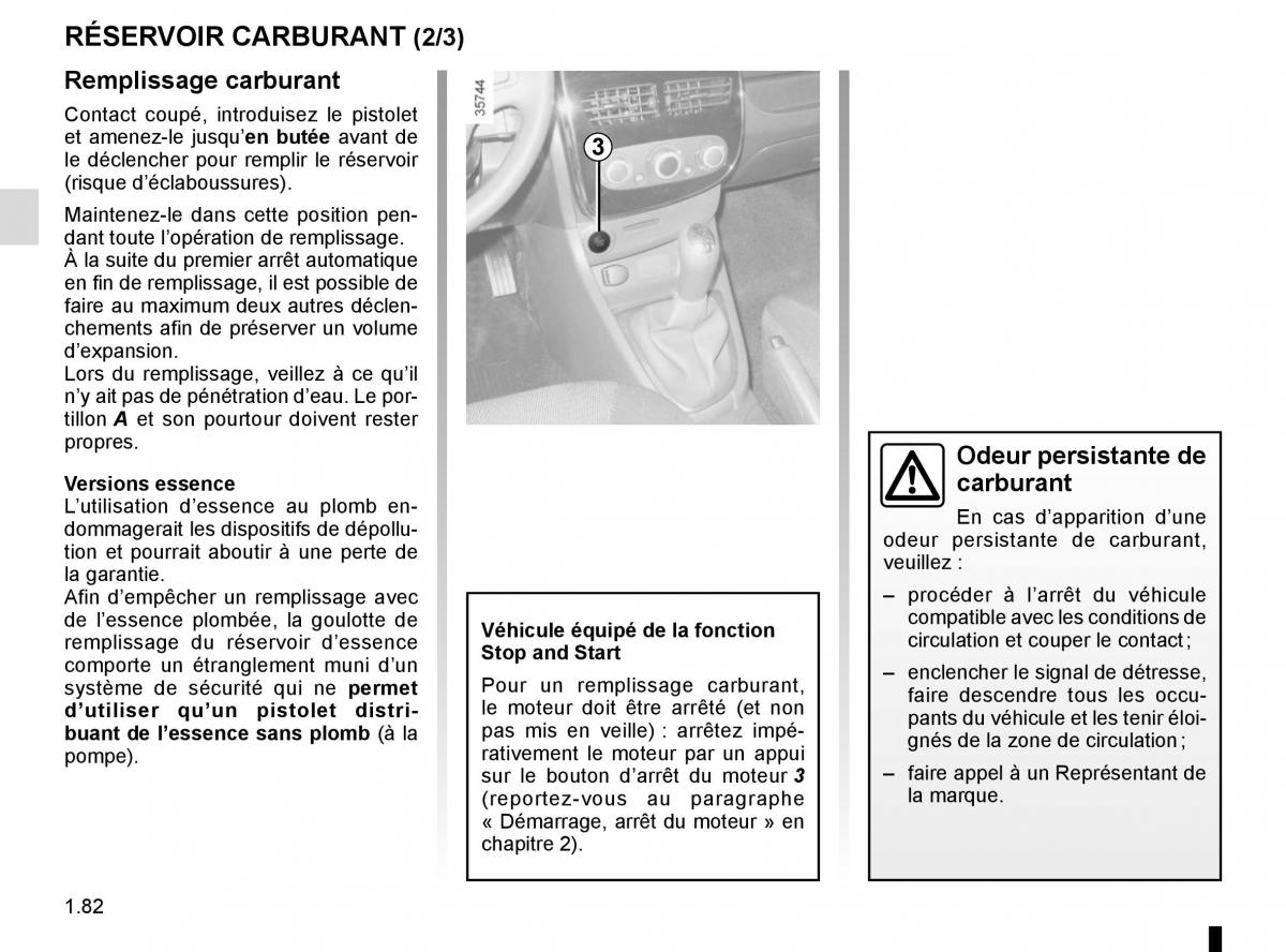 Renault Clio IV 4 manuel du proprietaire / page 88