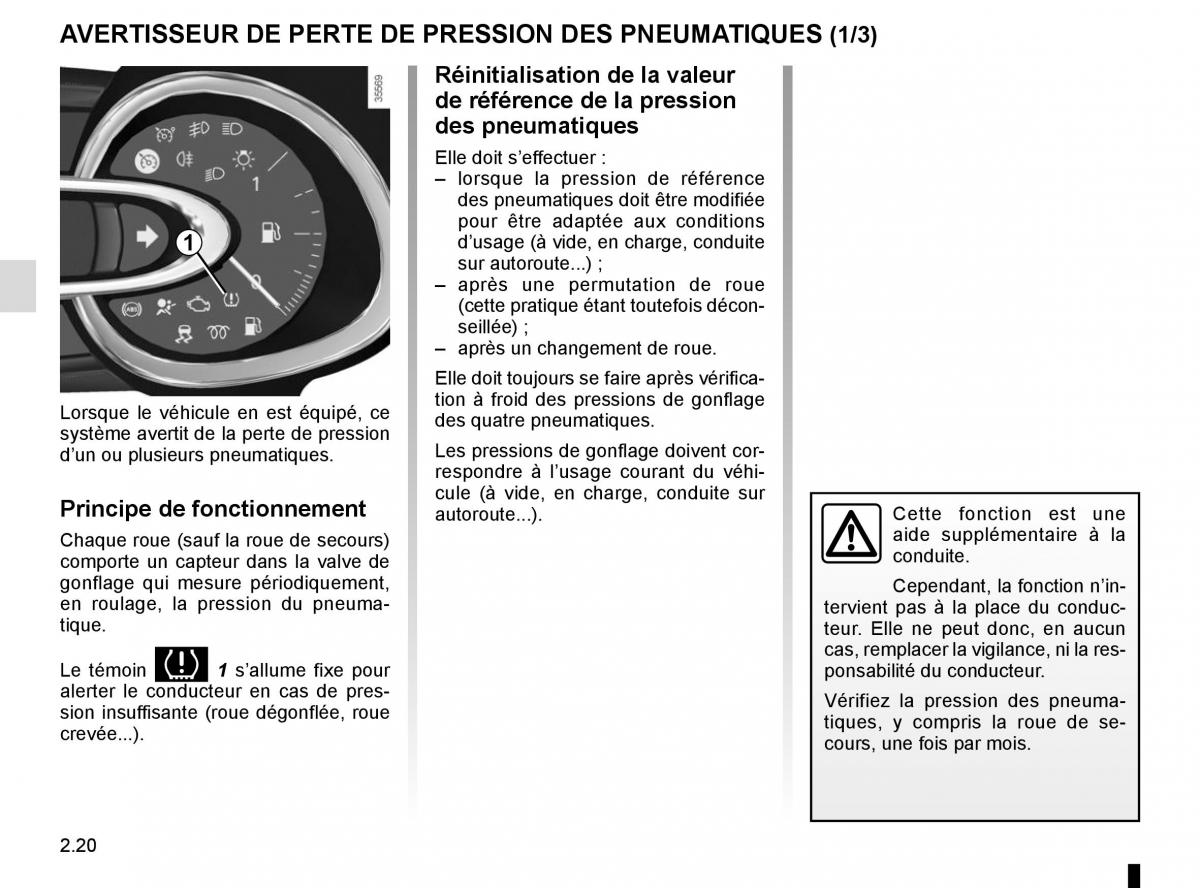 Renault Clio IV 4 manuel du proprietaire / page 110