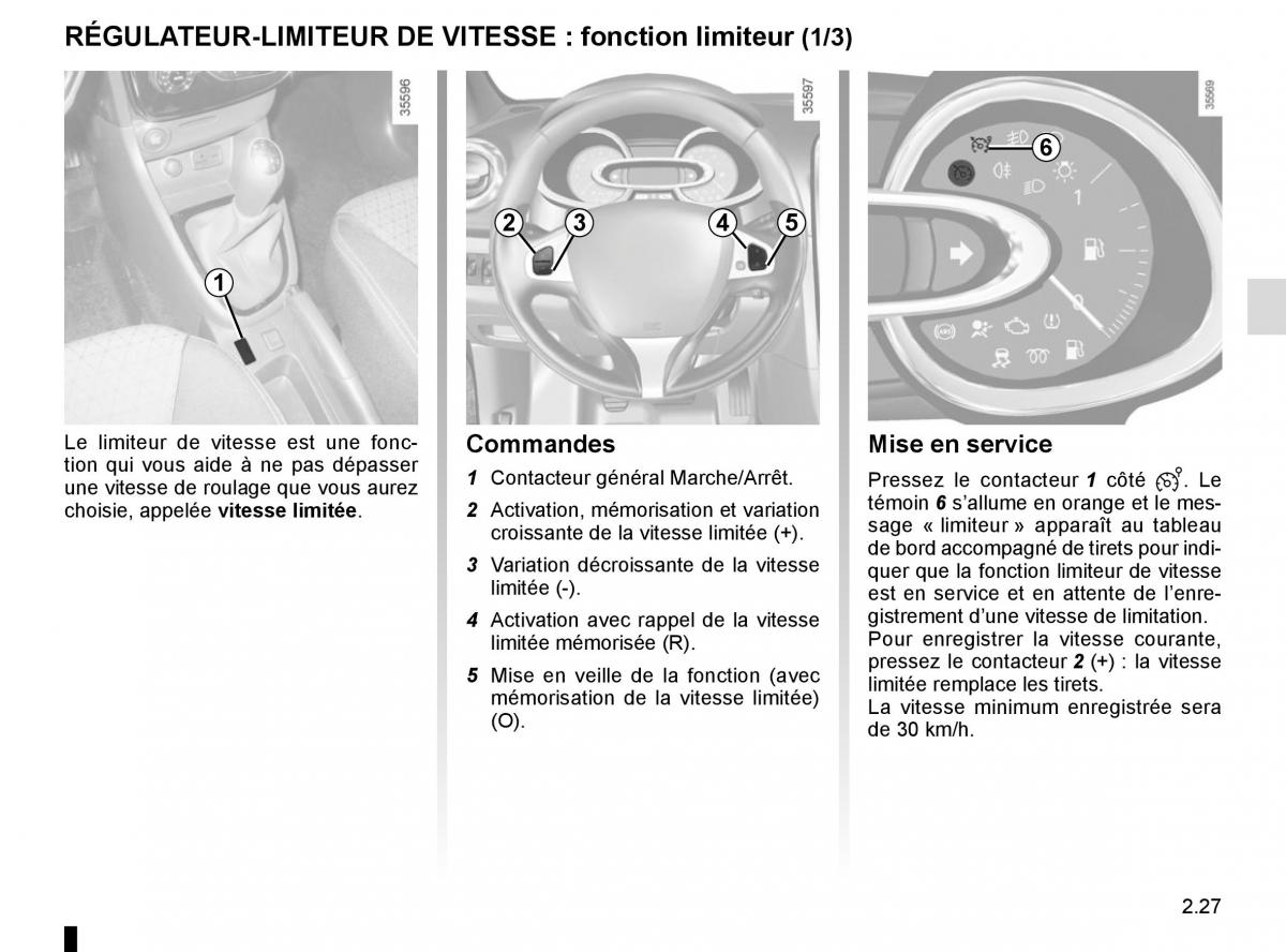 Renault Clio IV 4 manuel du proprietaire / page 117