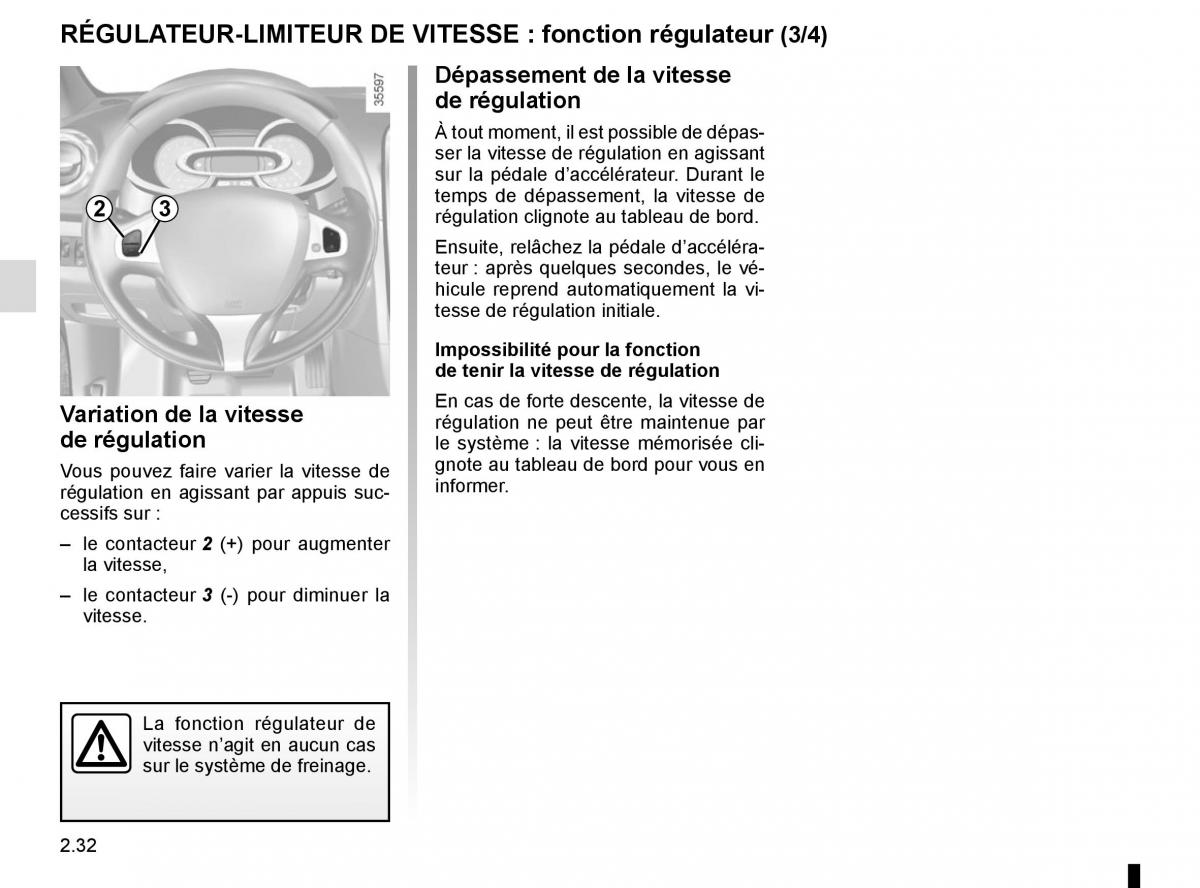 Renault Clio IV 4 manuel du proprietaire / page 122