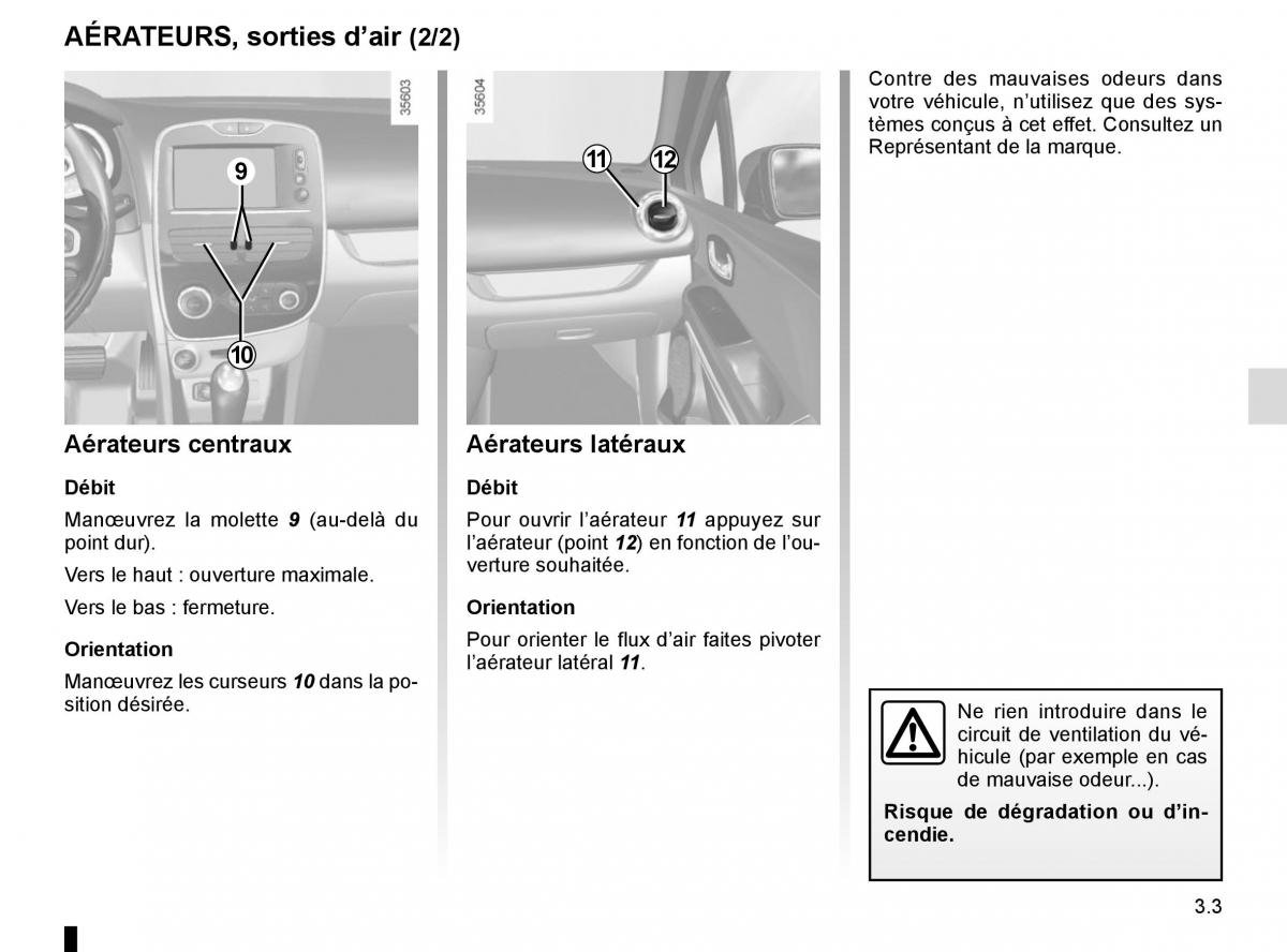 Renault Clio IV 4 manuel du proprietaire / page 133