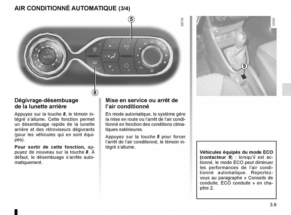 Renault Clio IV 4 manuel du proprietaire / page 139