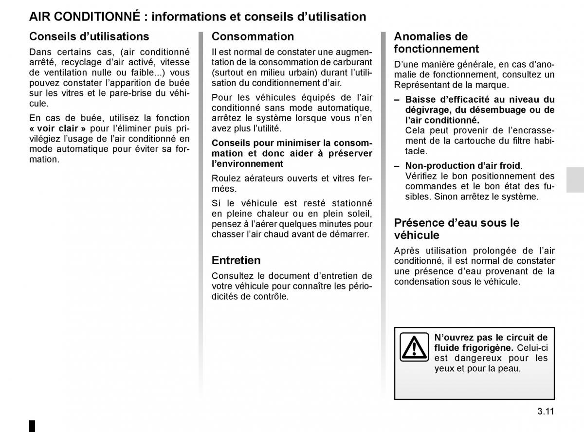 Renault Clio IV 4 manuel du proprietaire / page 141