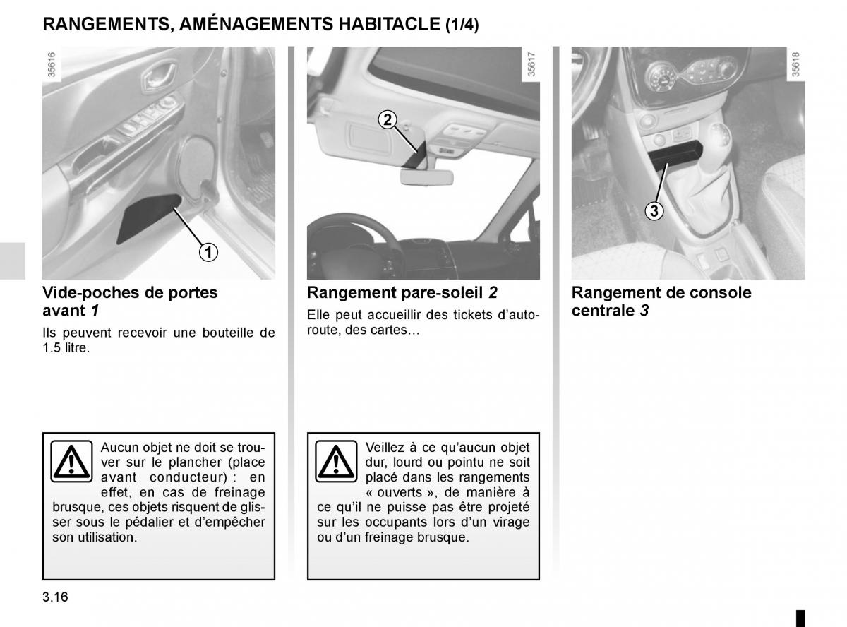 Renault Clio IV 4 manuel du proprietaire / page 146