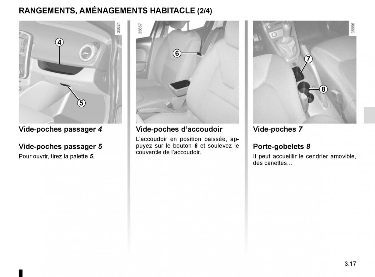 Renault Clio IV 4 manuel du proprietaire / page 147