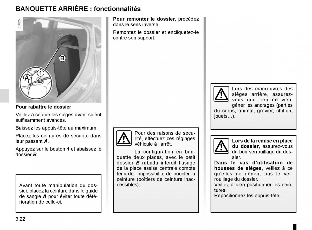 Renault Clio IV 4 manuel du proprietaire / page 152