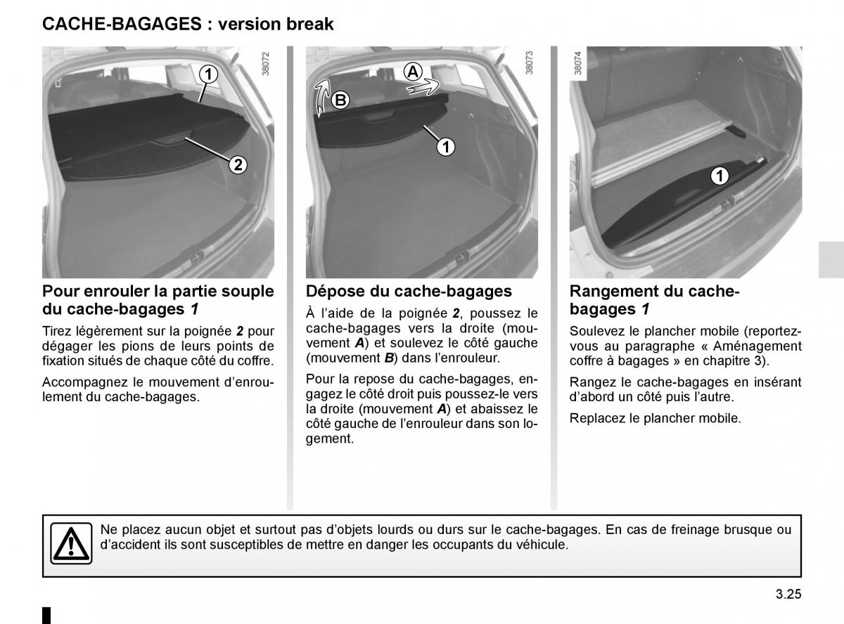 Renault Clio IV 4 manuel du proprietaire / page 155