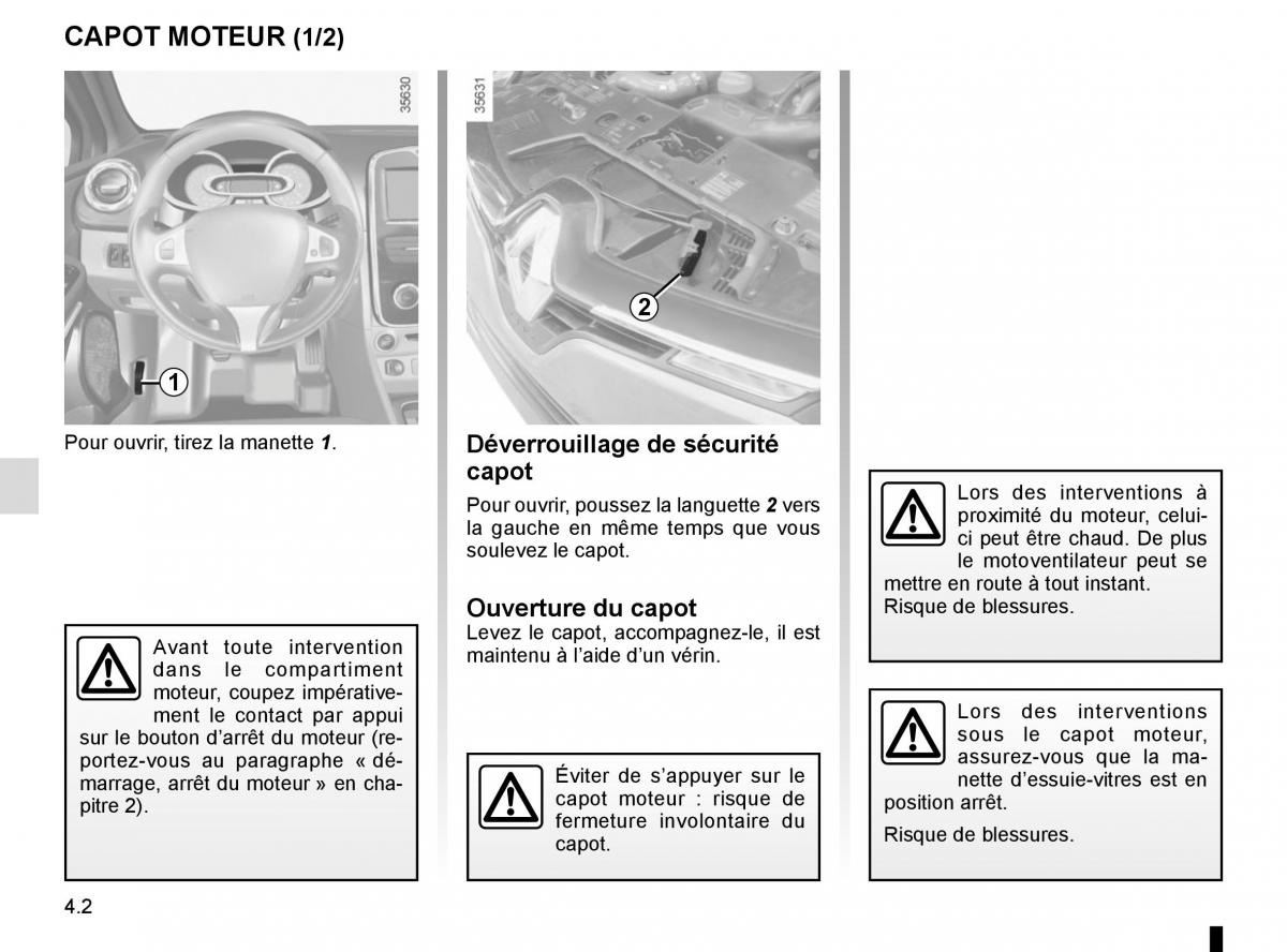 Renault Clio IV 4 manuel du proprietaire / page 164