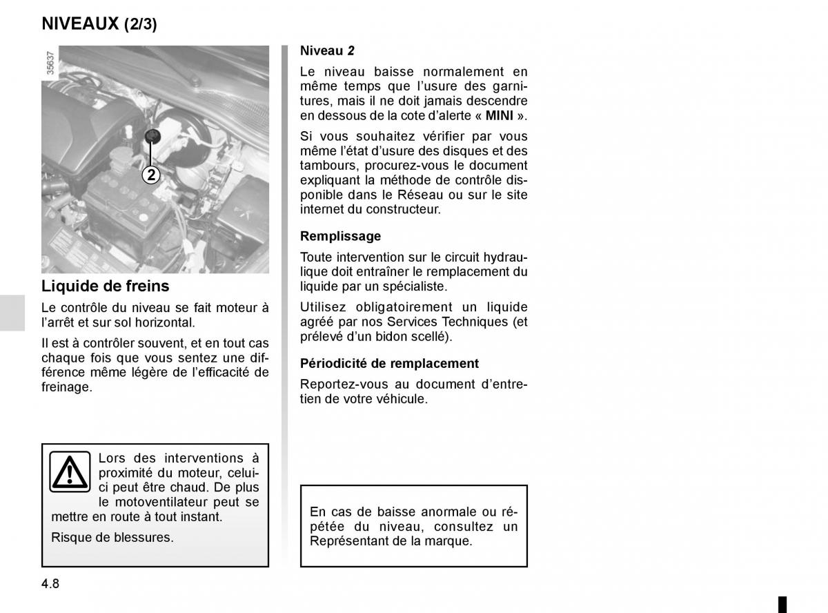 Renault Clio IV 4 manuel du proprietaire / page 170