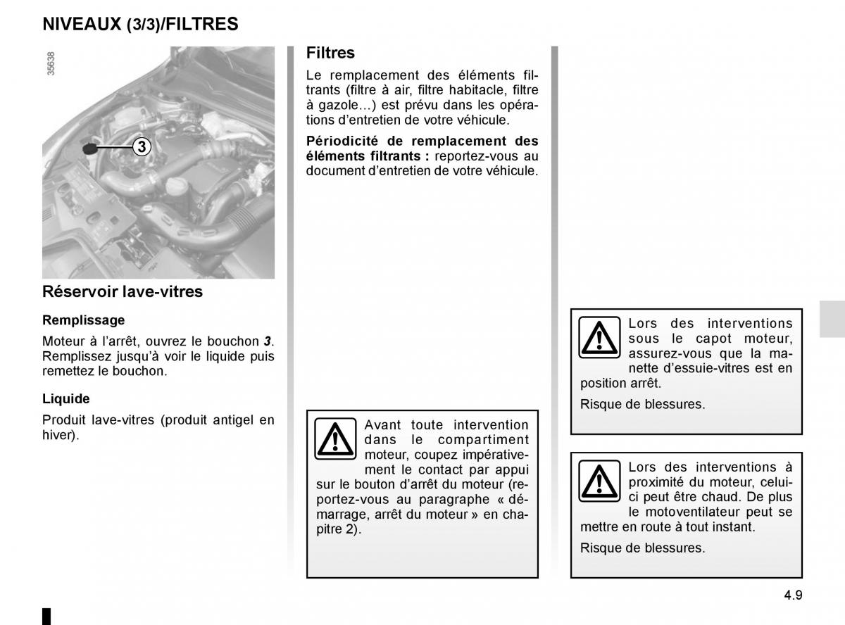 Renault Clio IV 4 manuel du proprietaire / page 171