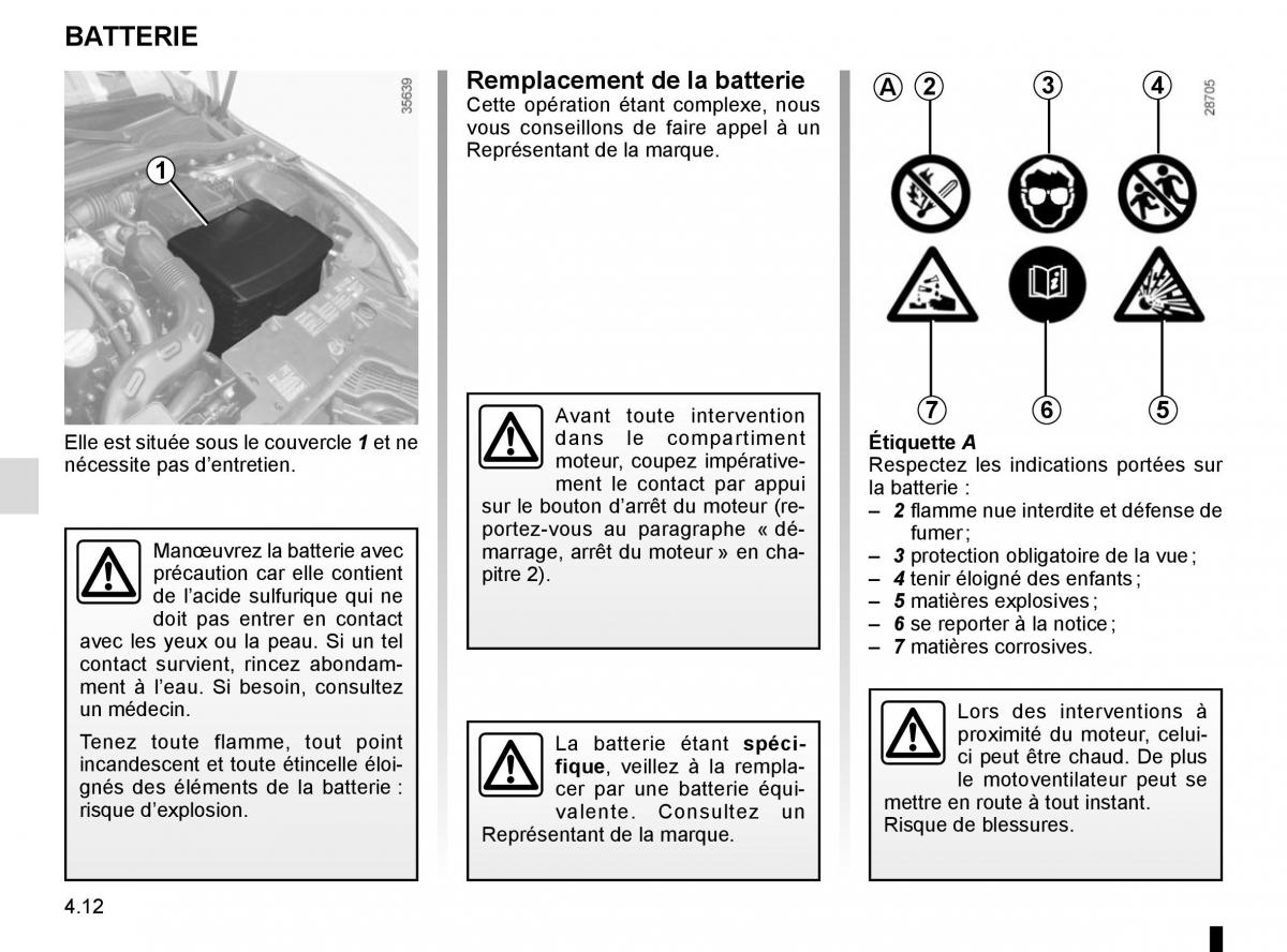 Renault Clio IV 4 manuel du proprietaire / page 174