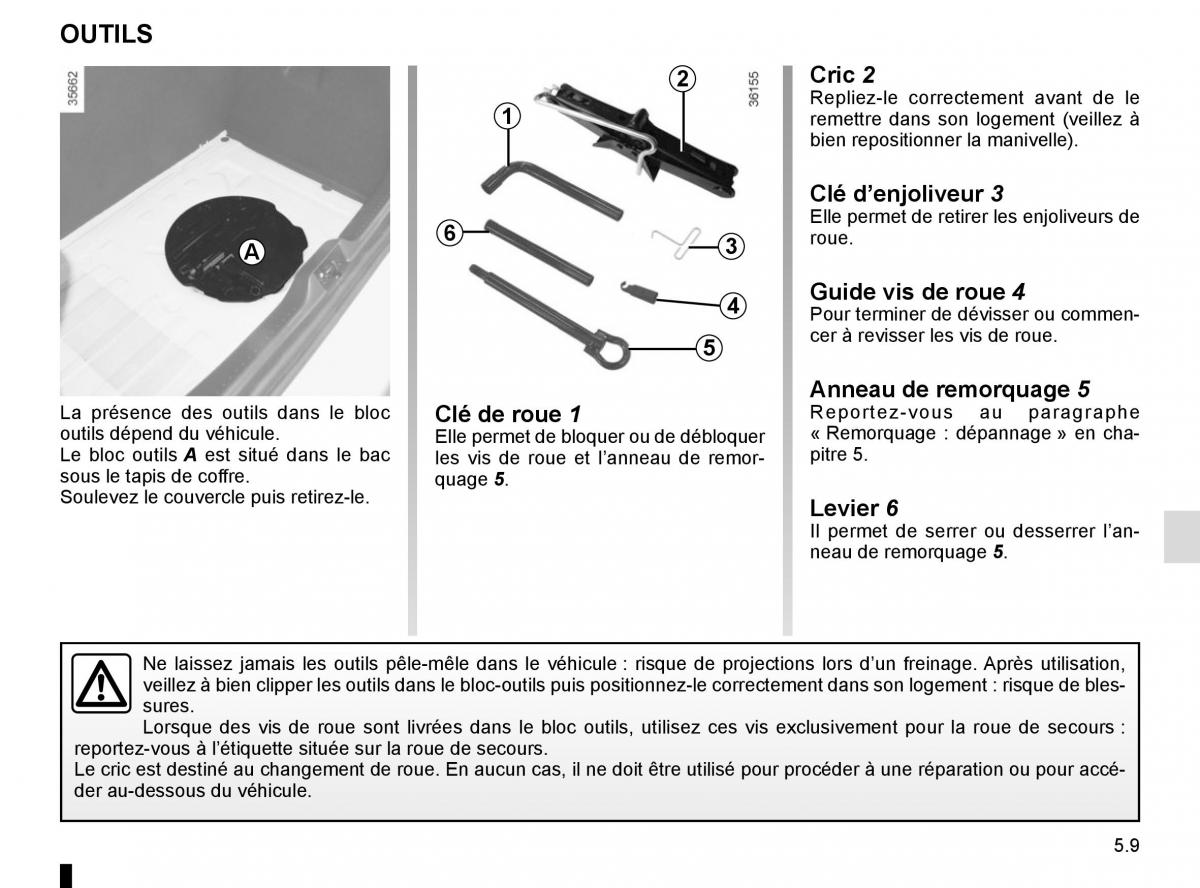 Renault Clio IV 4 manuel du proprietaire / page 187