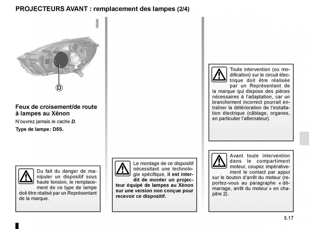 Renault Clio IV 4 manuel du proprietaire / page 195