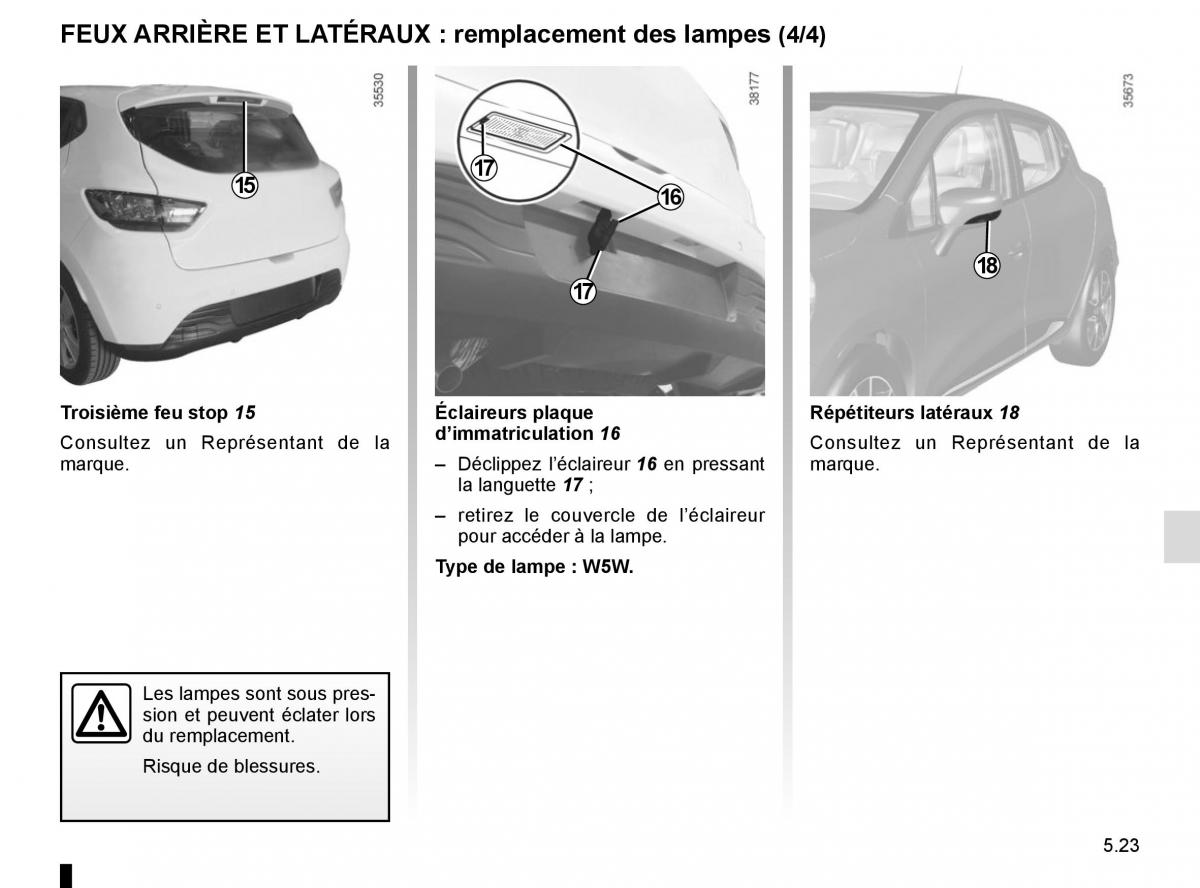 Renault Clio IV 4 manuel du proprietaire / page 201