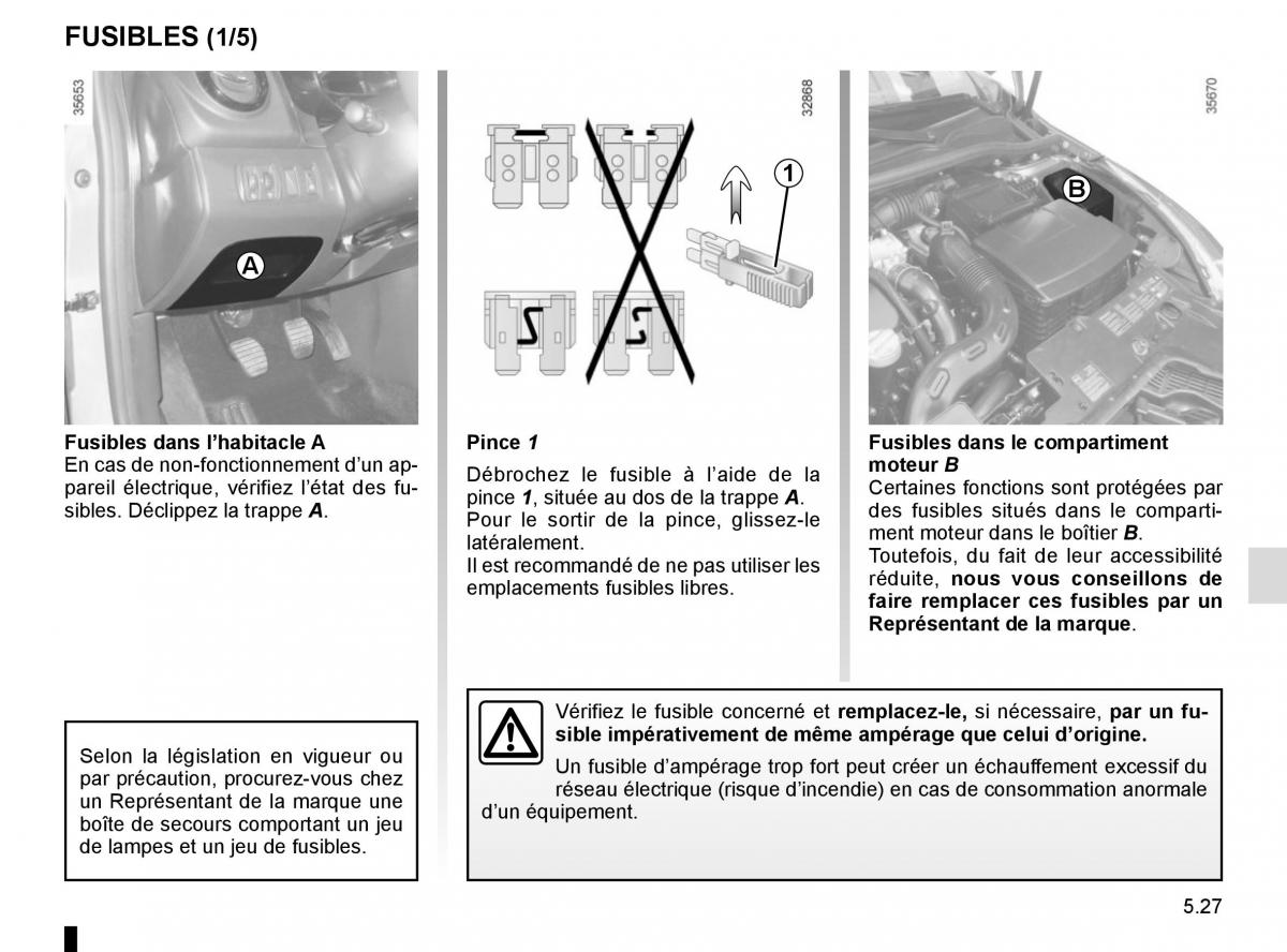 Renault Clio IV 4 manuel du proprietaire / page 205