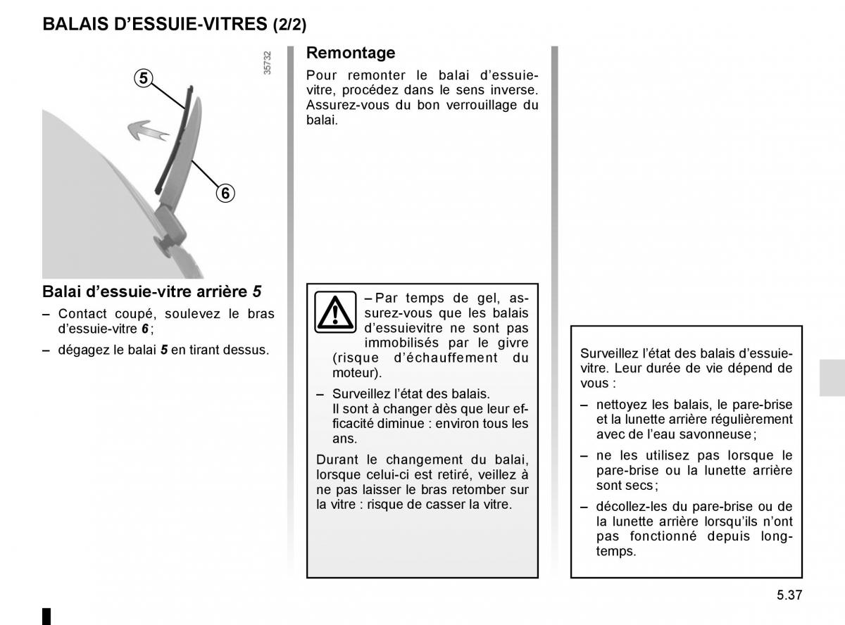 Renault Clio IV 4 manuel du proprietaire / page 215