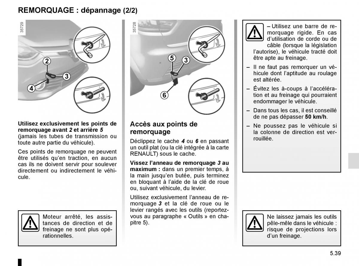 Renault Clio IV 4 manuel du proprietaire / page 217