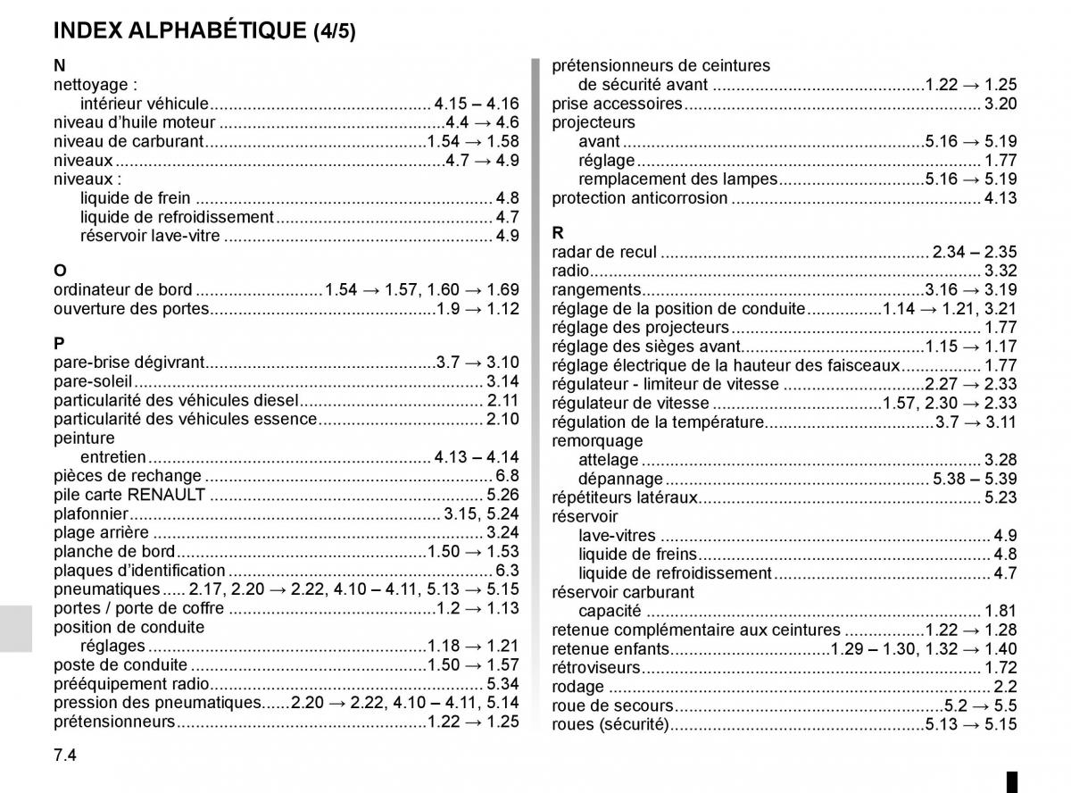 Renault Clio IV 4 manuel du proprietaire / page 248