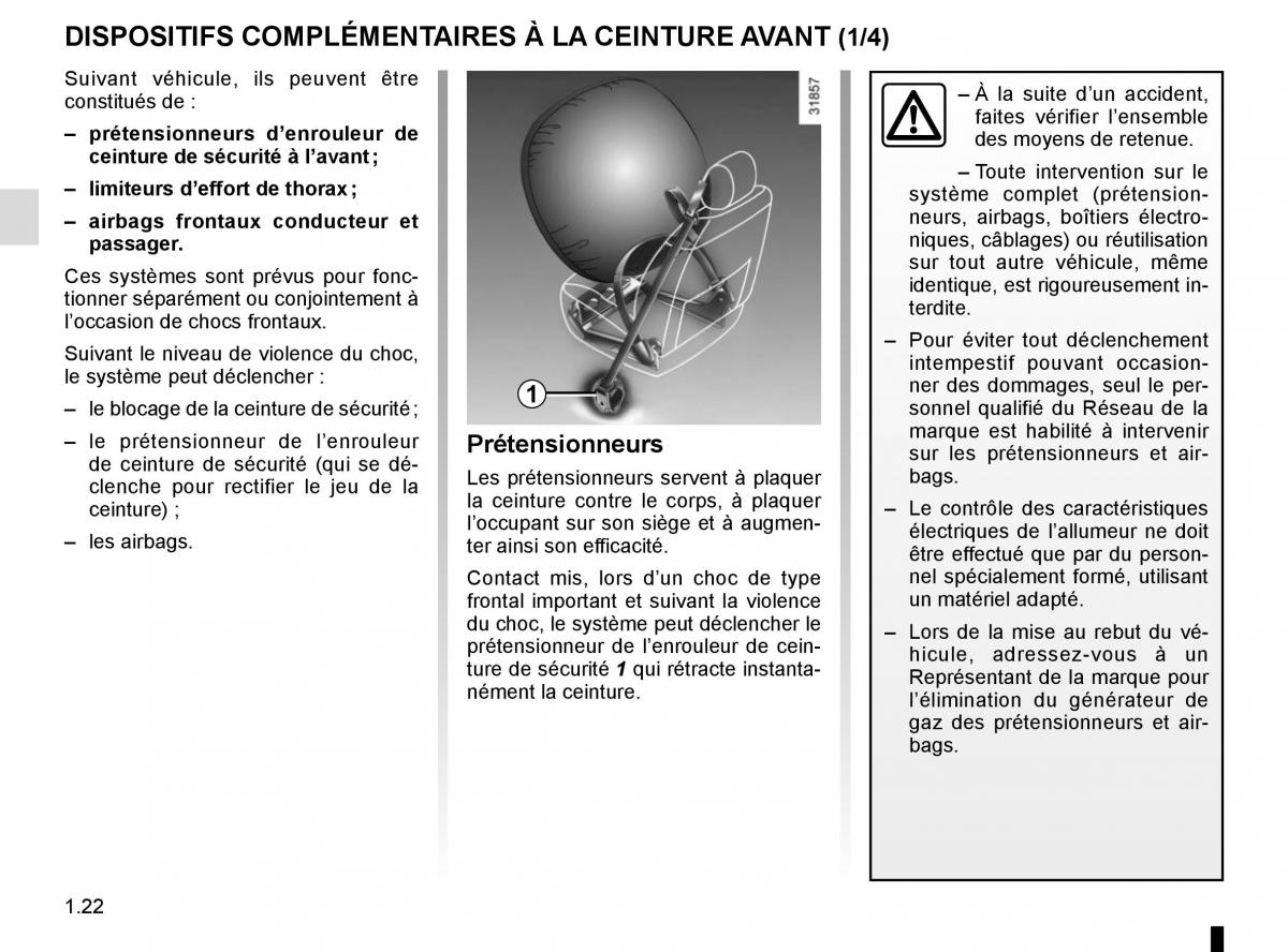 Renault Clio IV 4 manuel du proprietaire / page 28