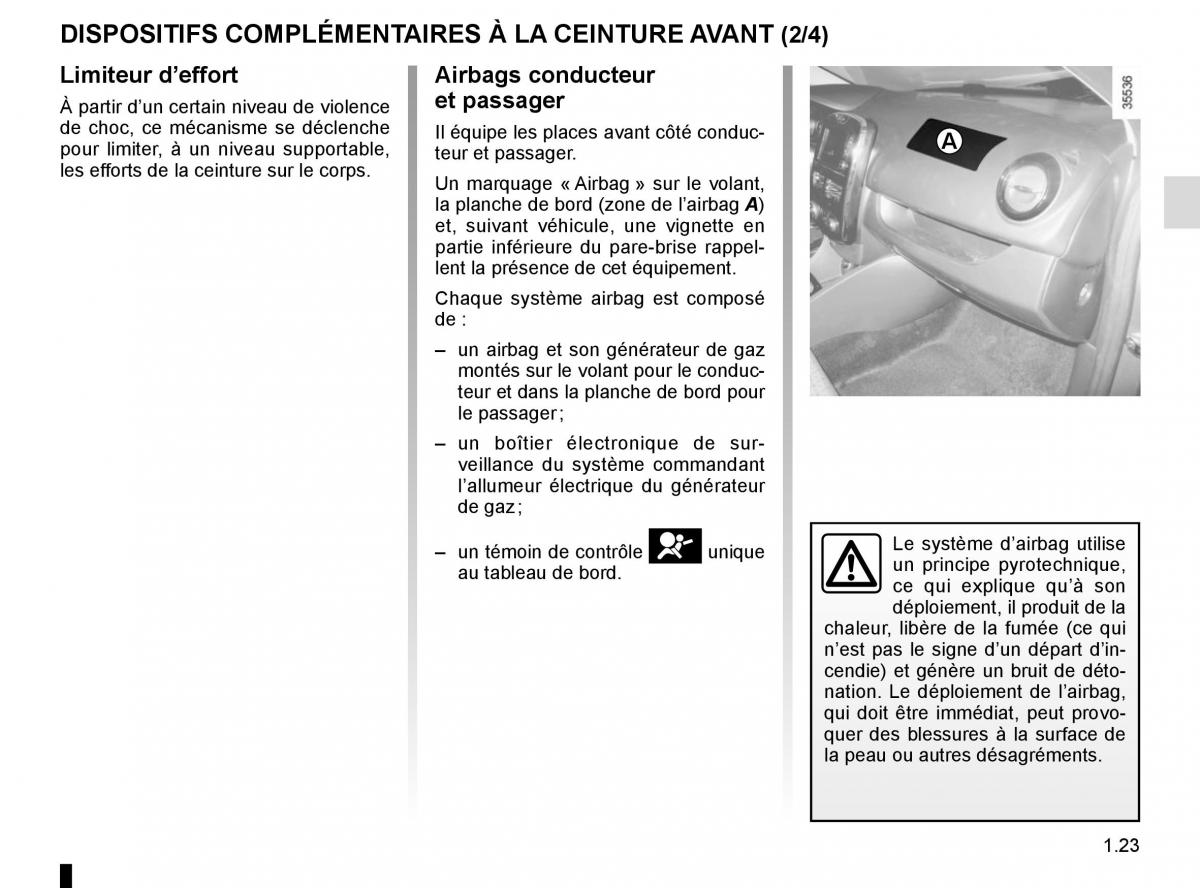 Renault Clio IV 4 manuel du proprietaire / page 29