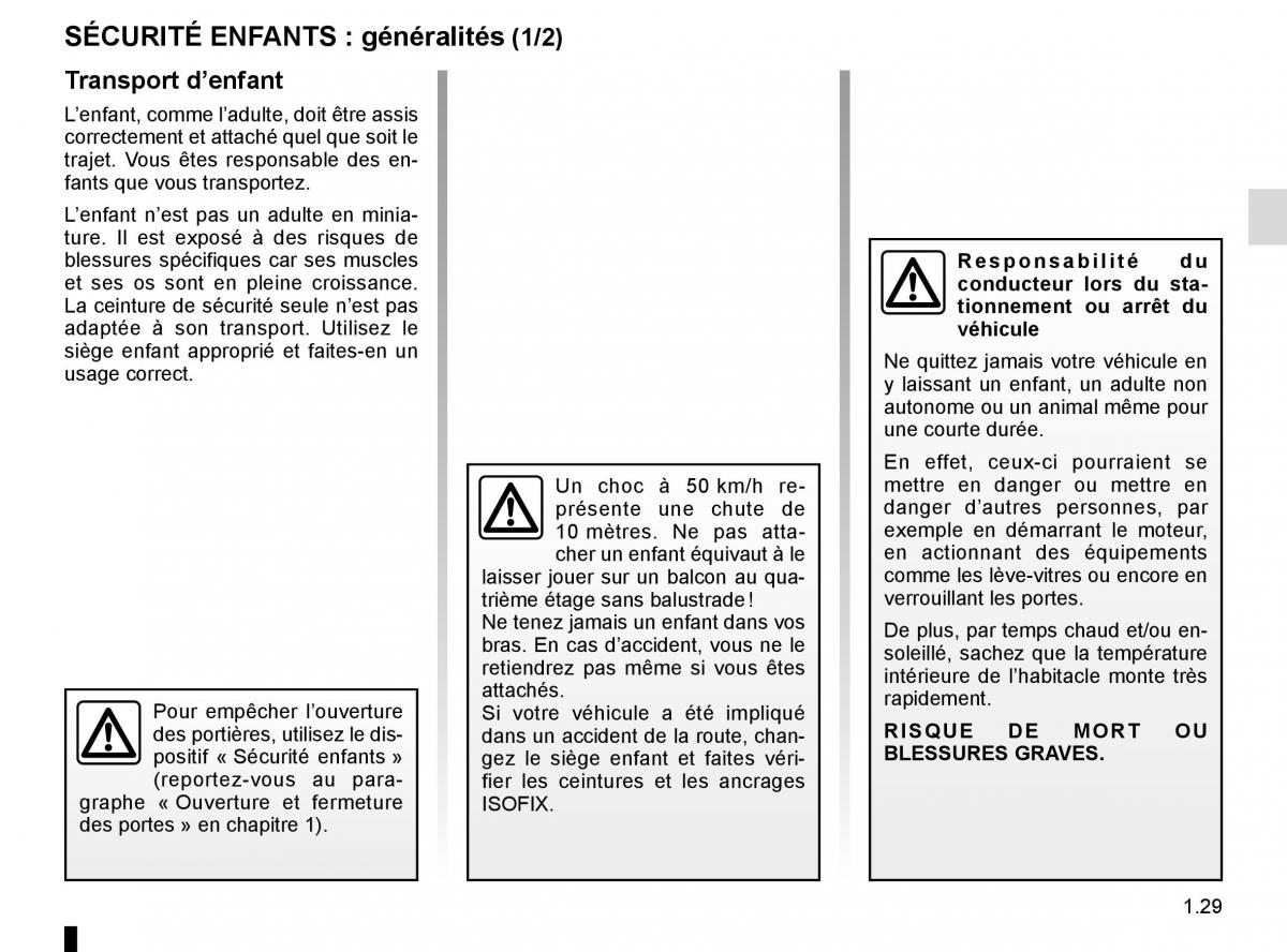 Renault Clio IV 4 manuel du proprietaire / page 35