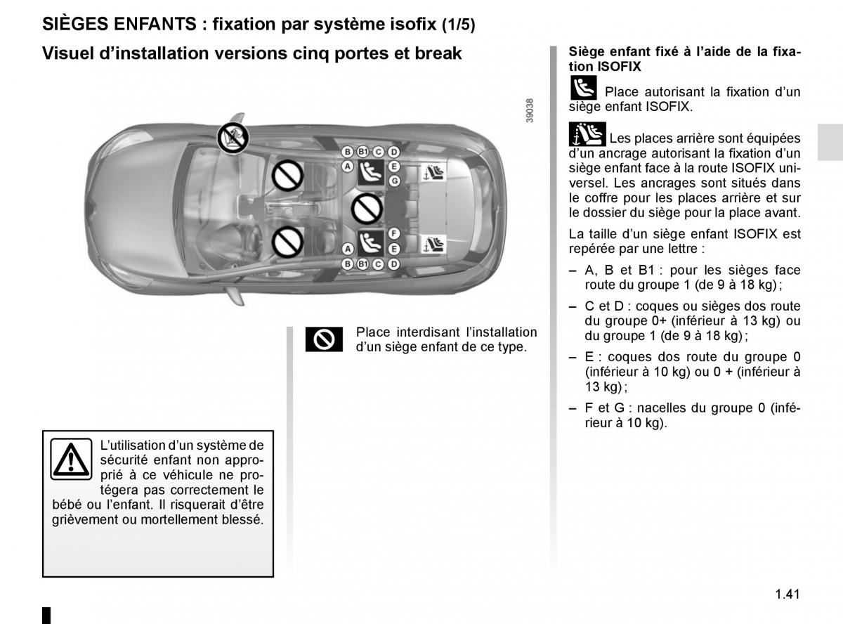 Renault Clio IV 4 manuel du proprietaire / page 47