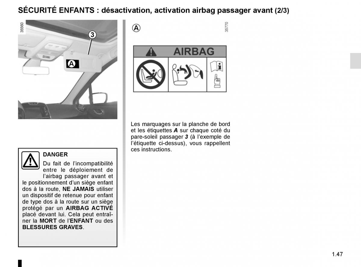 Renault Clio IV 4 manuel du proprietaire / page 53