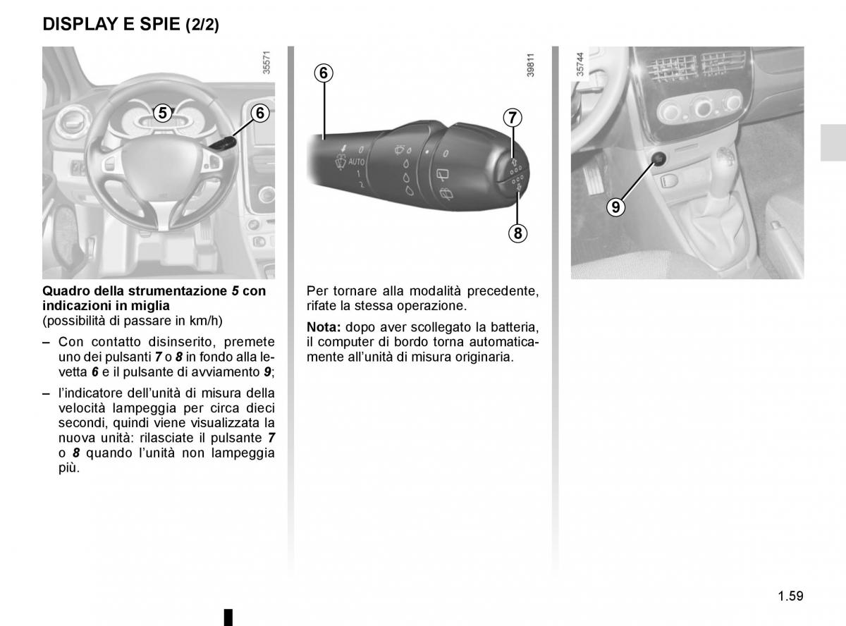 Renault Clio IV 4 manuale del proprietario / page 65