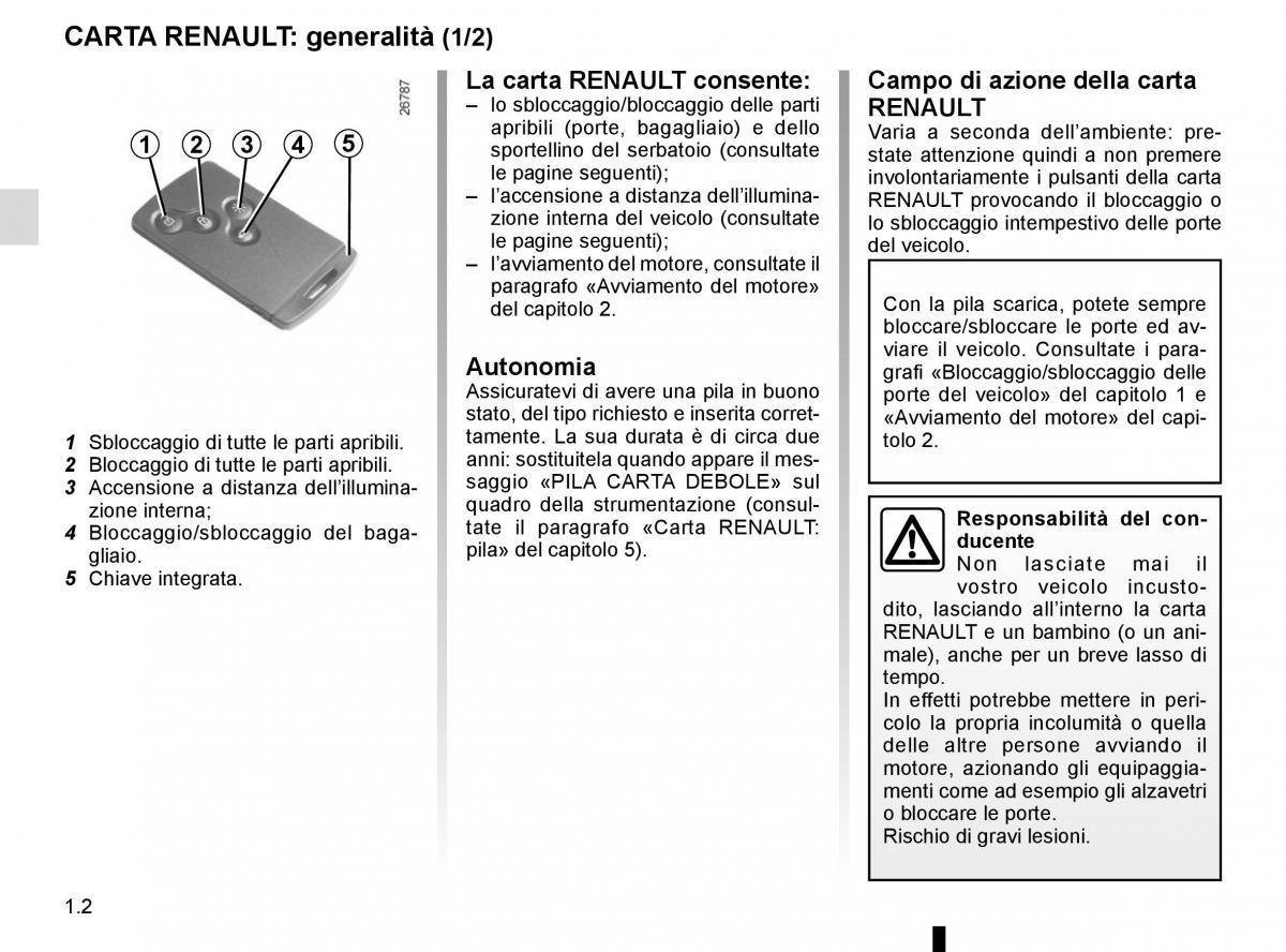 Renault Clio IV 4 manuale del proprietario / page 8