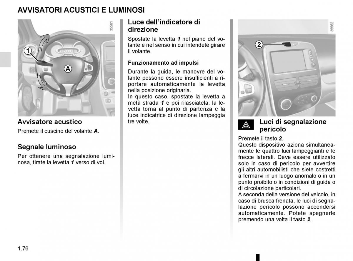 Renault Clio IV 4 manuale del proprietario / page 82