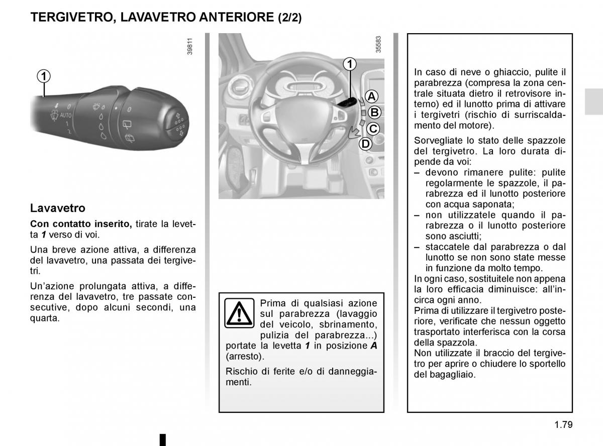 Renault Clio IV 4 manuale del proprietario / page 85