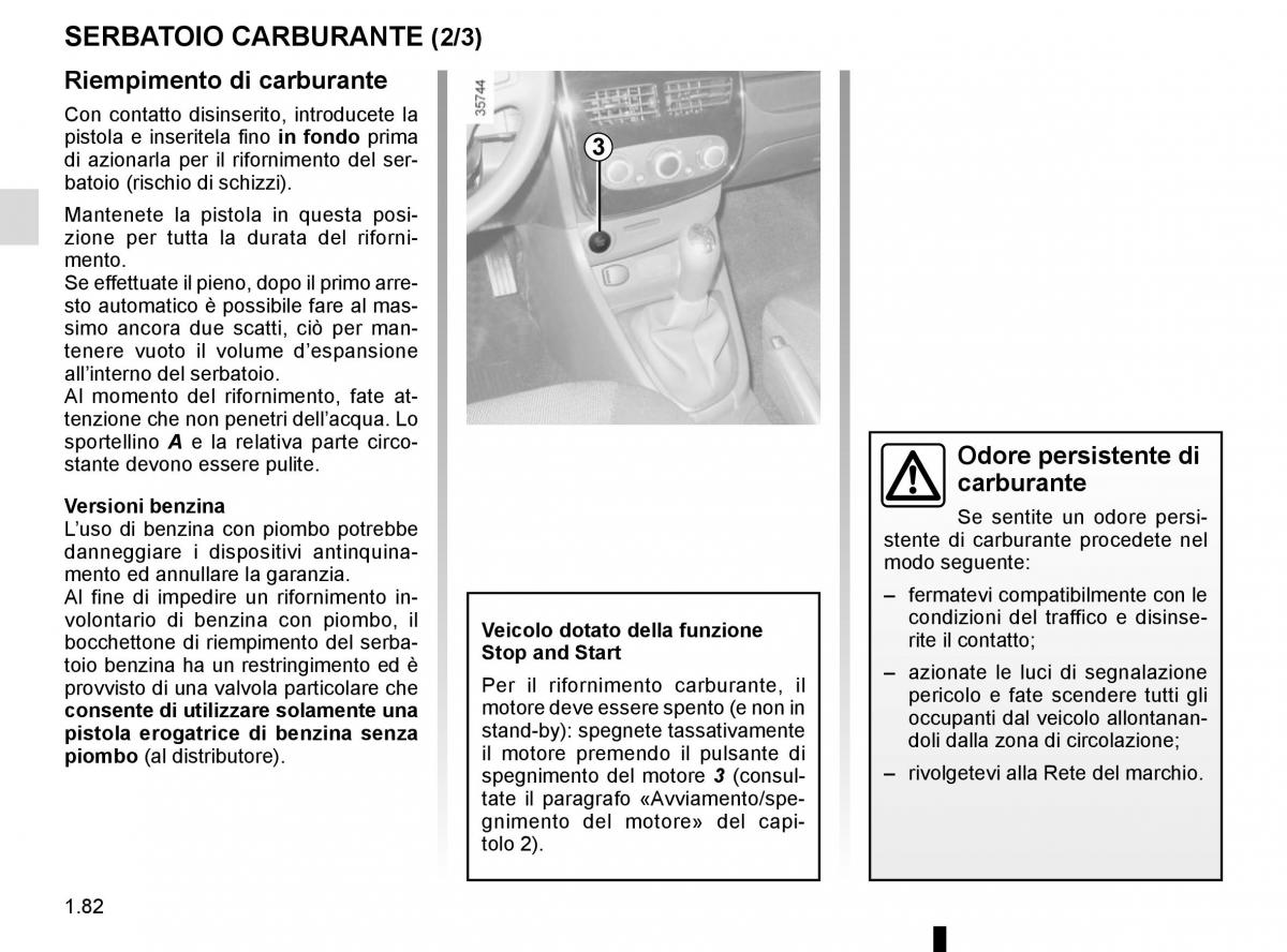 Renault Clio IV 4 manuale del proprietario / page 88