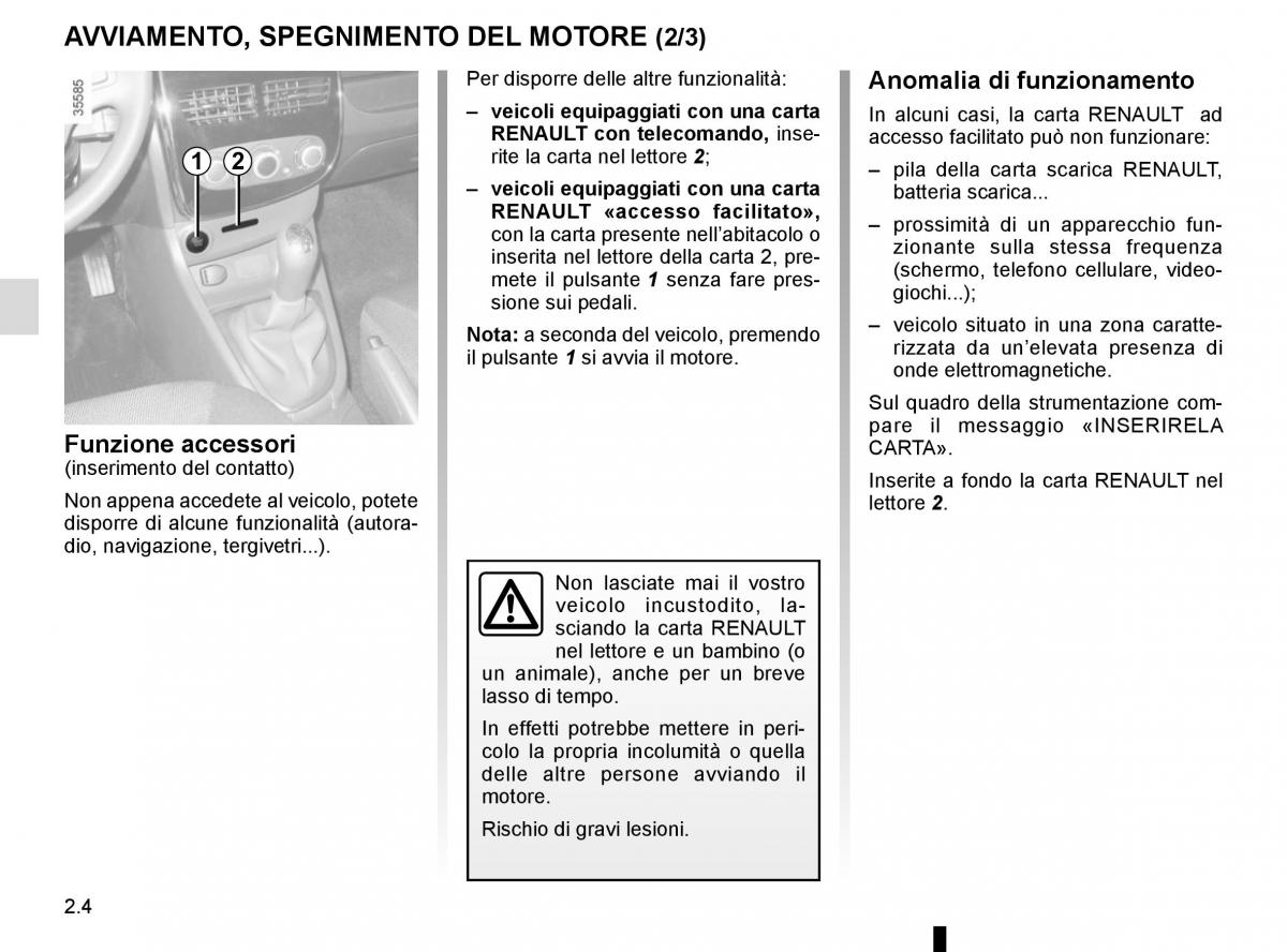 Renault Clio IV 4 manuale del proprietario / page 94