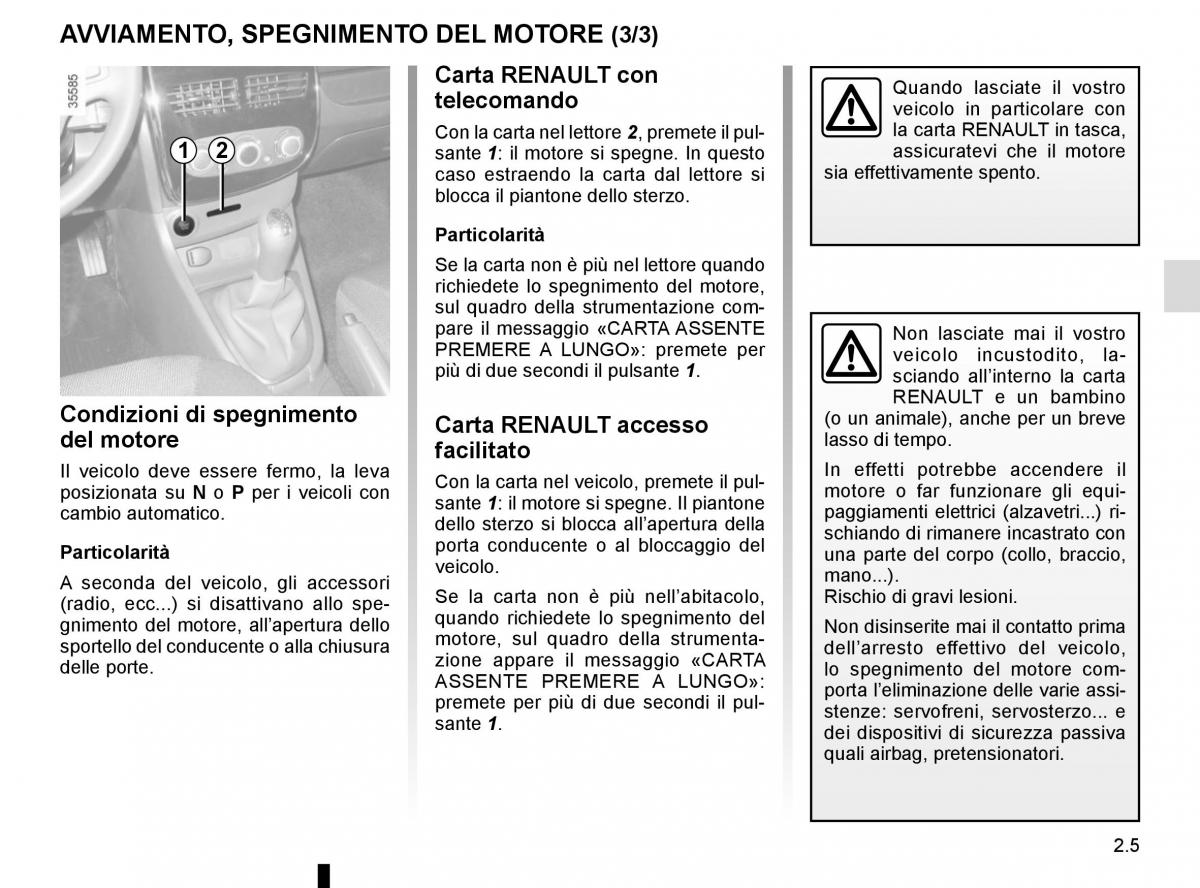 Renault Clio IV 4 manuale del proprietario / page 95