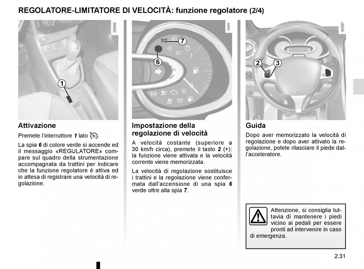 Renault Clio IV 4 manuale del proprietario / page 121