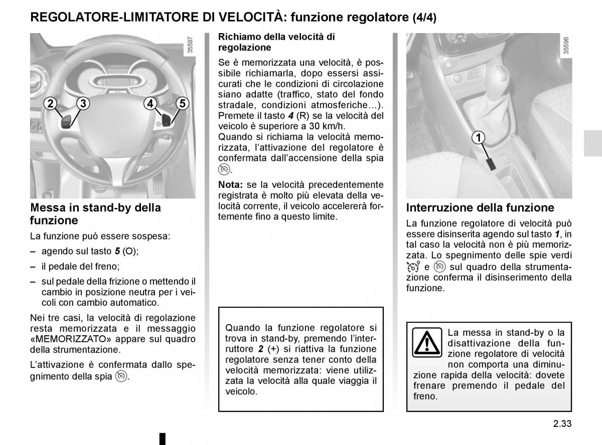 Renault Clio IV 4 manuale del proprietario / page 123