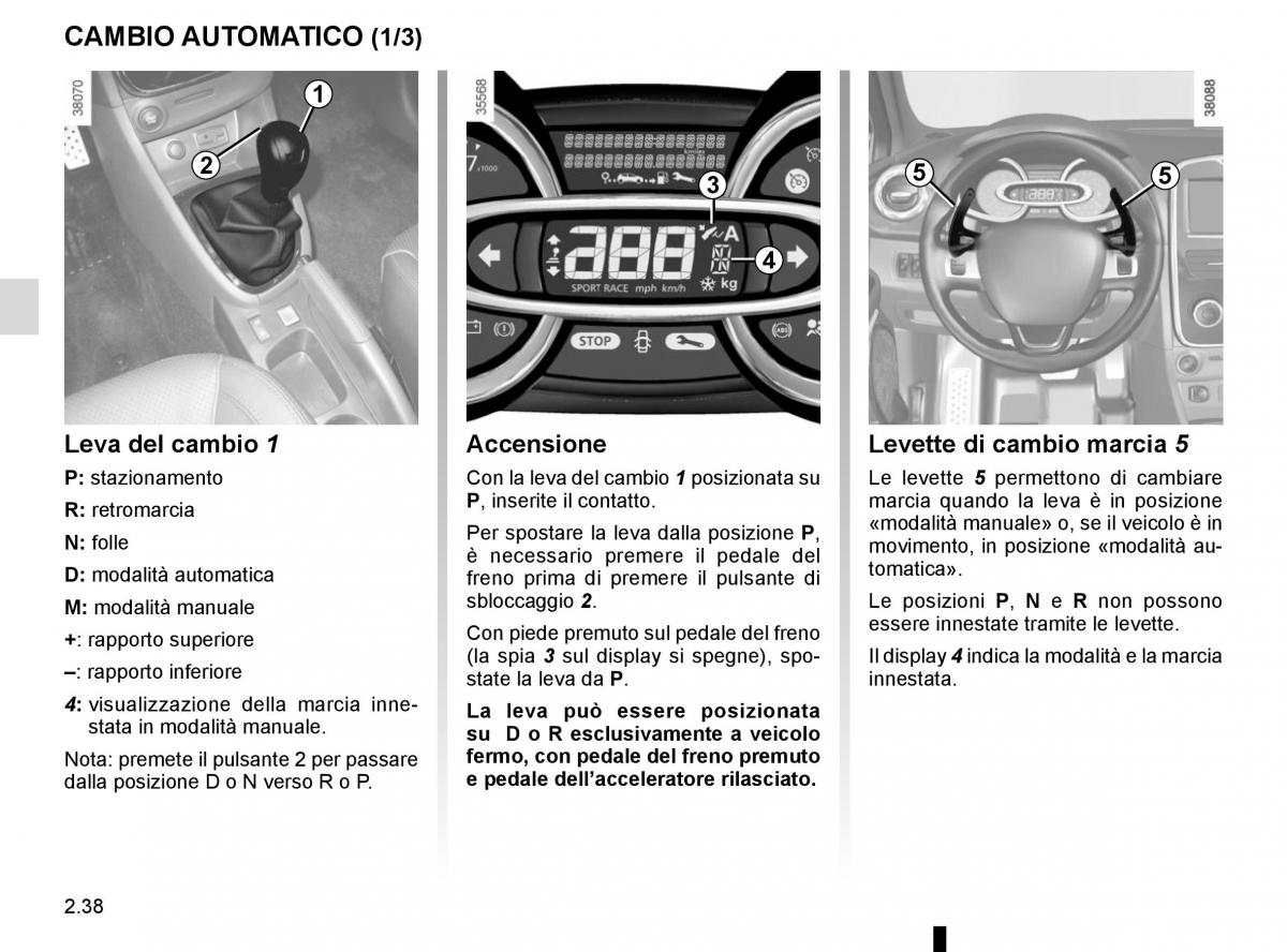 Renault Clio IV 4 manuale del proprietario / page 128