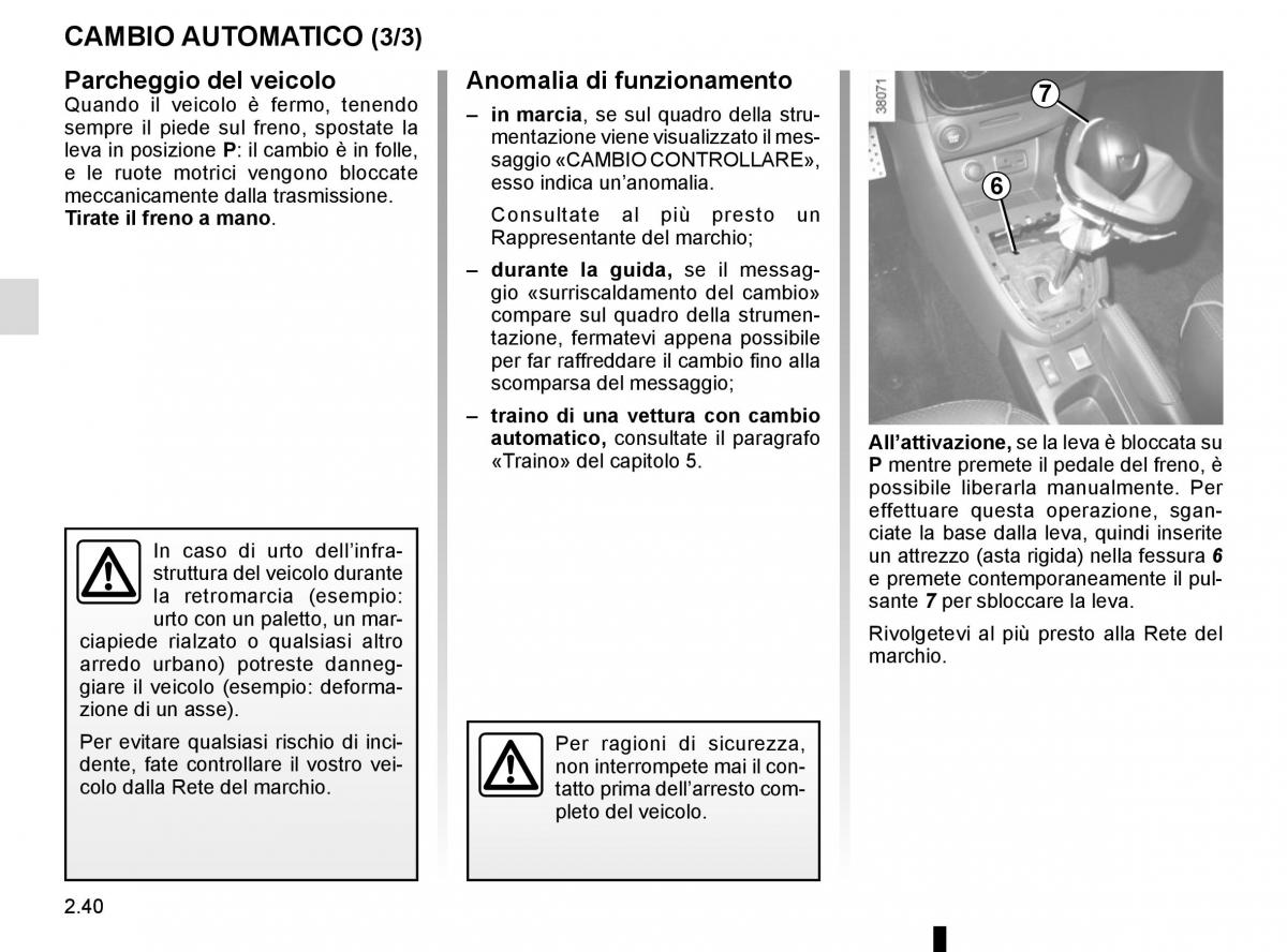 Renault Clio IV 4 manuale del proprietario / page 130