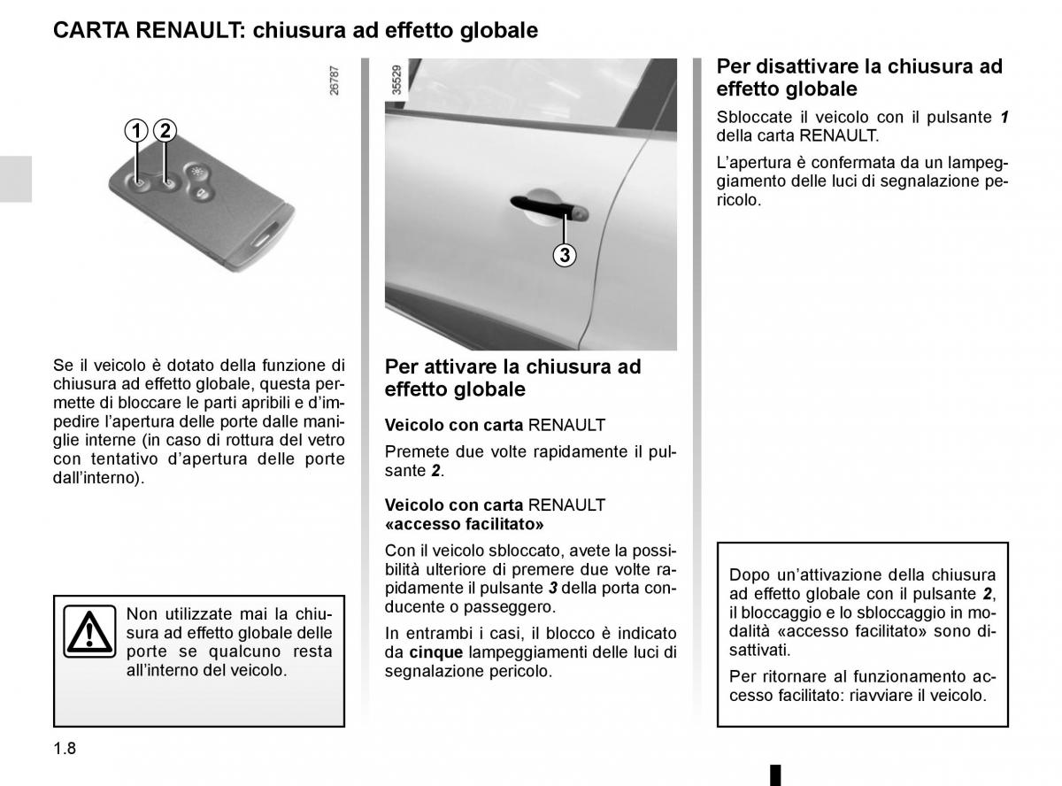 Renault Clio IV 4 manuale del proprietario / page 14