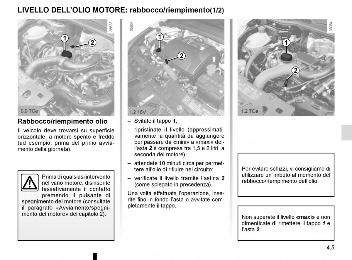 Renault Clio IV 4 manuale del proprietario / page 167